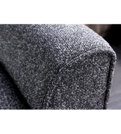 Ławka SCARLETT 90 cm tkanina bouclé antracyt