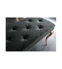 Ławka TRENTINO Modern Barock 172 cm czarna