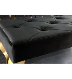 Ławka TRENTINO Modern Barock 172 cm czarna