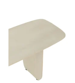 Ławka VIOLEN 190 cm drewno akcja biała