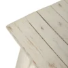 Ławka WORN 120 cm drewno teak bielona