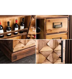 Barek BODEGA 90 cm naturalny