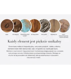 Barek BODEGA 120 cm naturalny