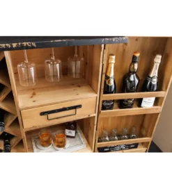 Barek BODEGA 120 cm naturalny