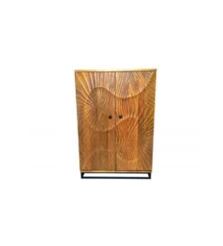 Barek komoda DAVIDE Scorpion 140 cm drewno mango brąz