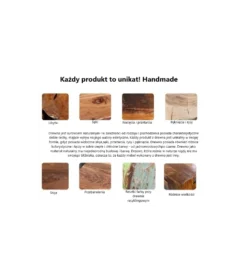 Barek komoda Madline 95 cm drewno mango