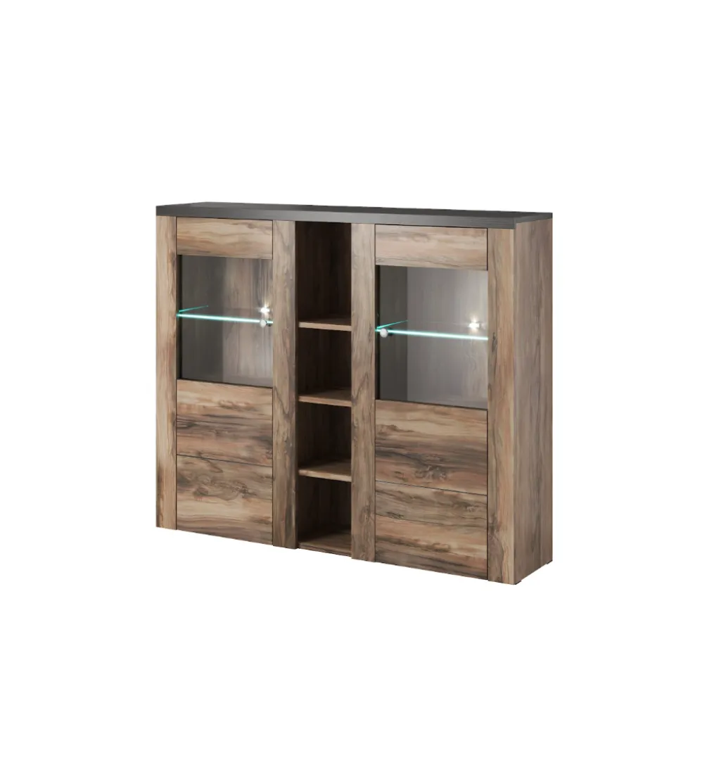 Barek LARONA 155 Cm O Wybarwieniu Satin Nussbaum z kolorem Touchwood
