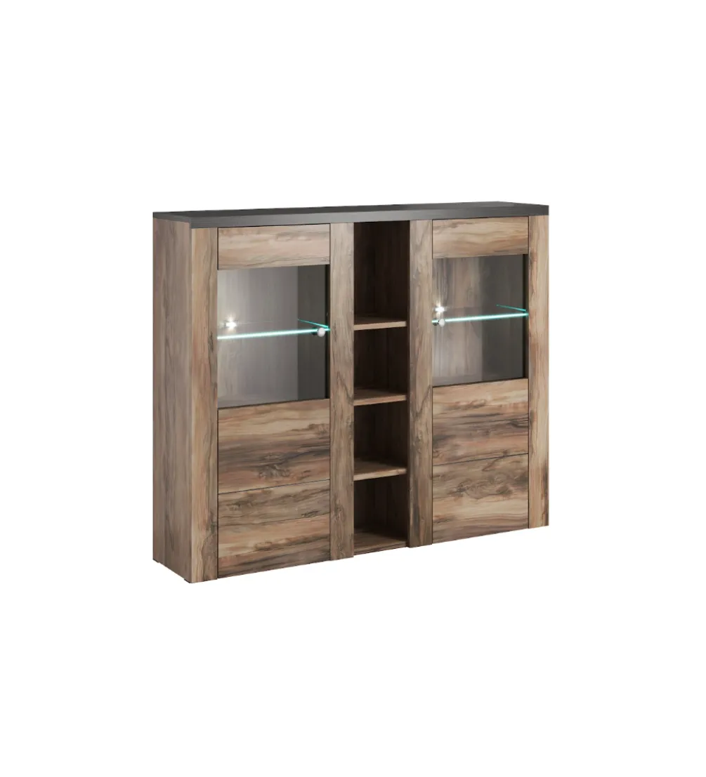 Barek LARONA 155 Cm O Wybarwieniu Satin Nussbaum z kolorem Touchwood