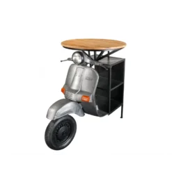 Barek stolik kawowy SCOOTER 120 cm blat drewno mango