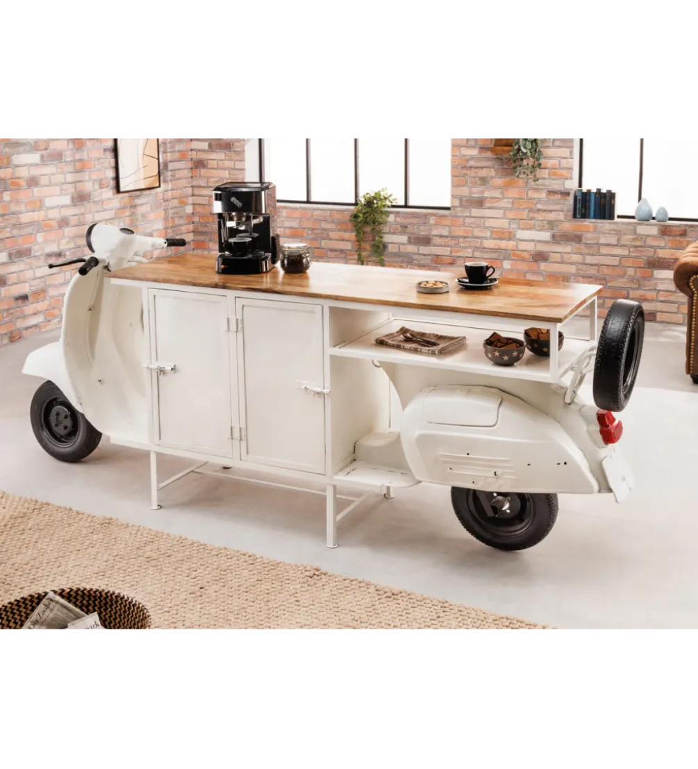 Barowa komoda SCOOTER 250 cm drewno mango