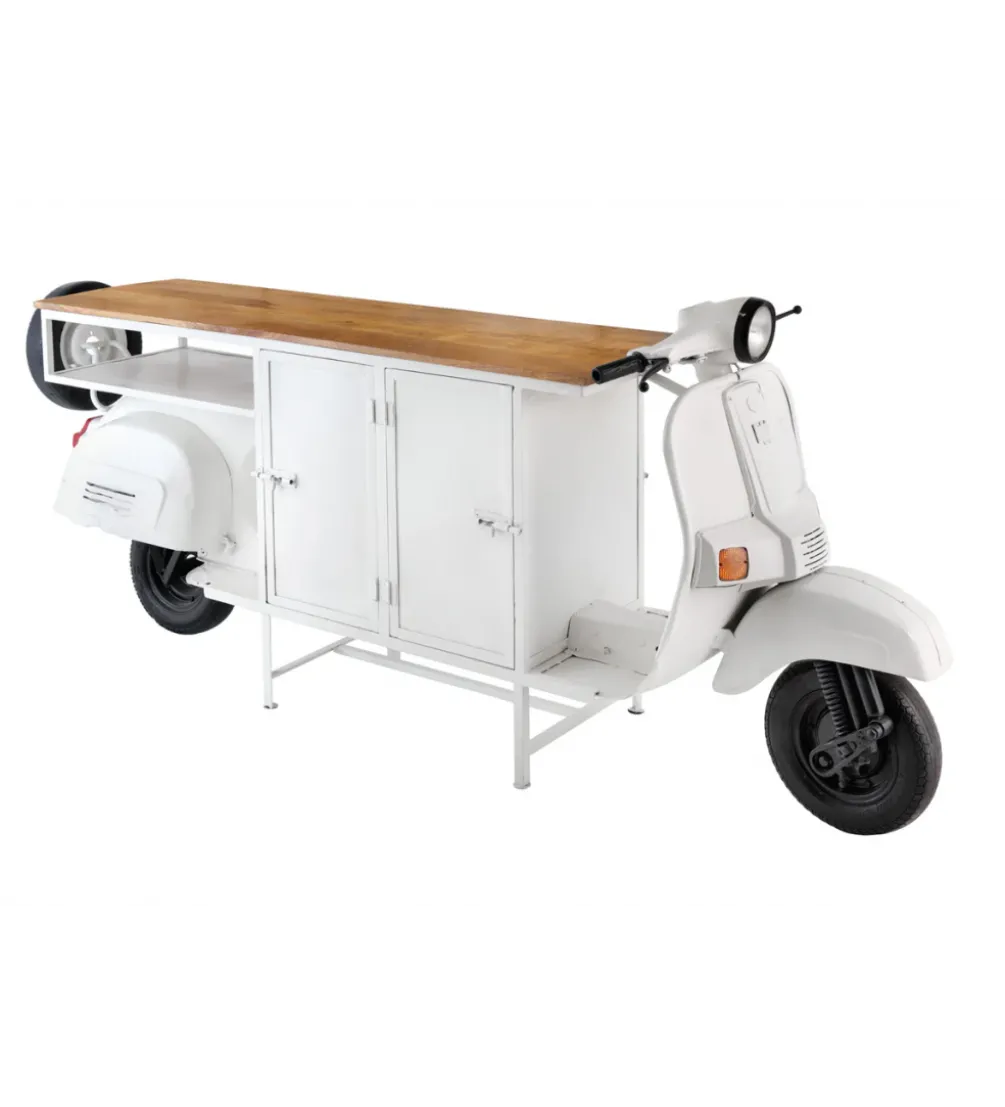 Barowa komoda SCOOTER 250 cm drewno mango