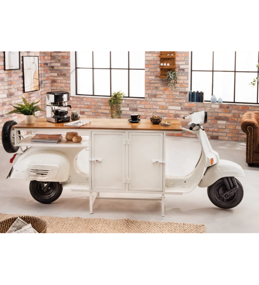 Barowa komoda SCOOTER 250 cm drewno mango