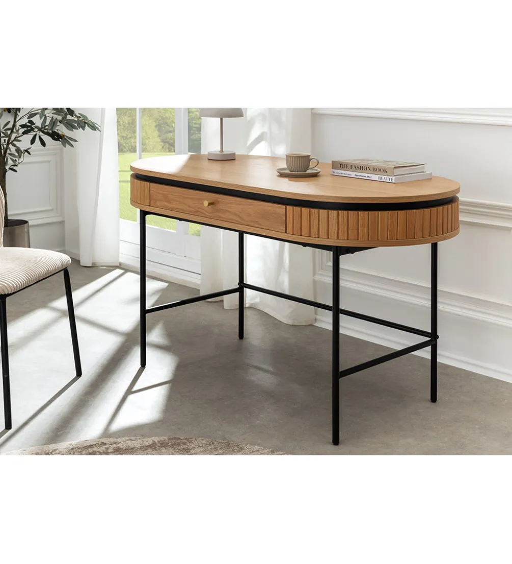 Biurko ATELIER 120 cm kolor dębu naturalne