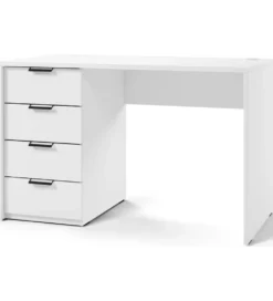Biurko BAROLD 120 - 140 cm biały