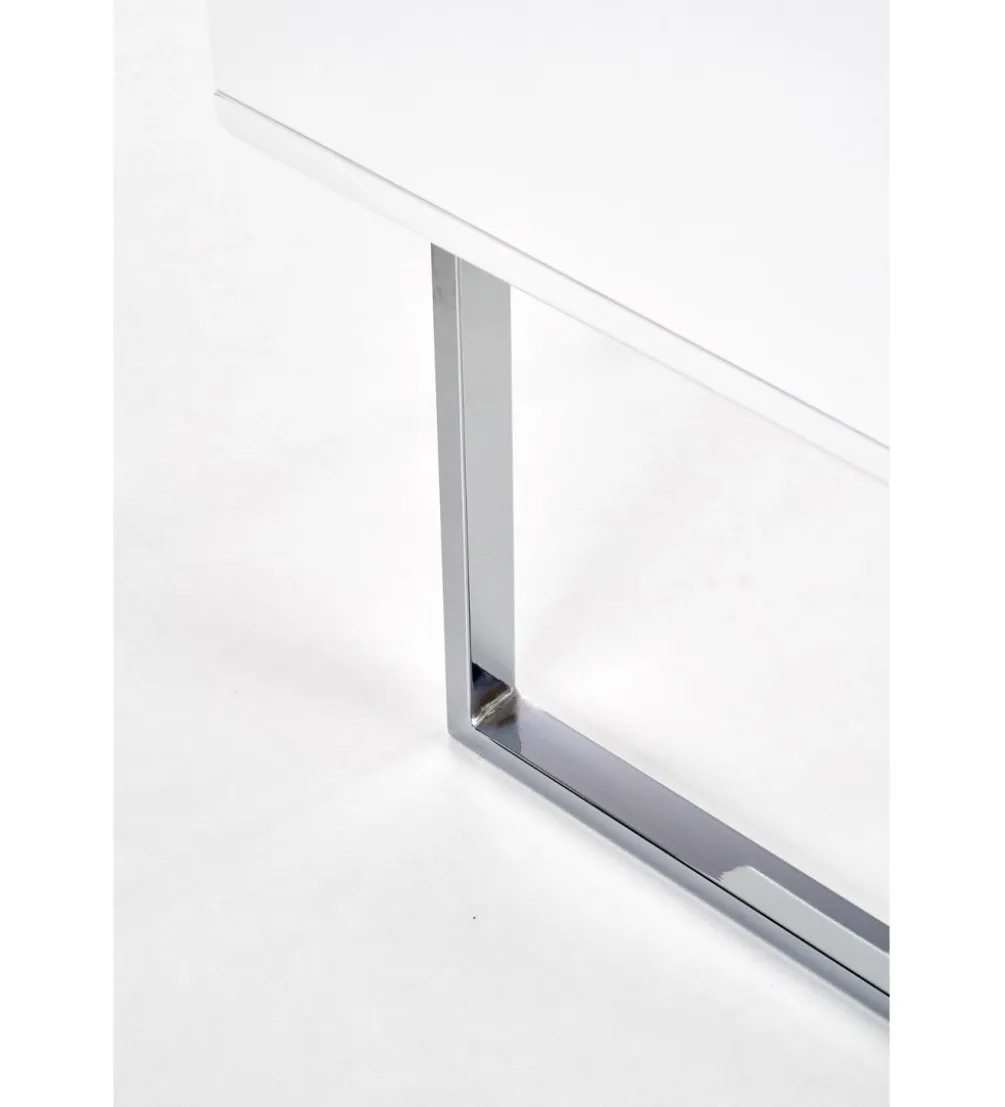 Biurko B30 120 cm biały chrom