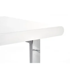 Biurko B30 120 cm biały chrom