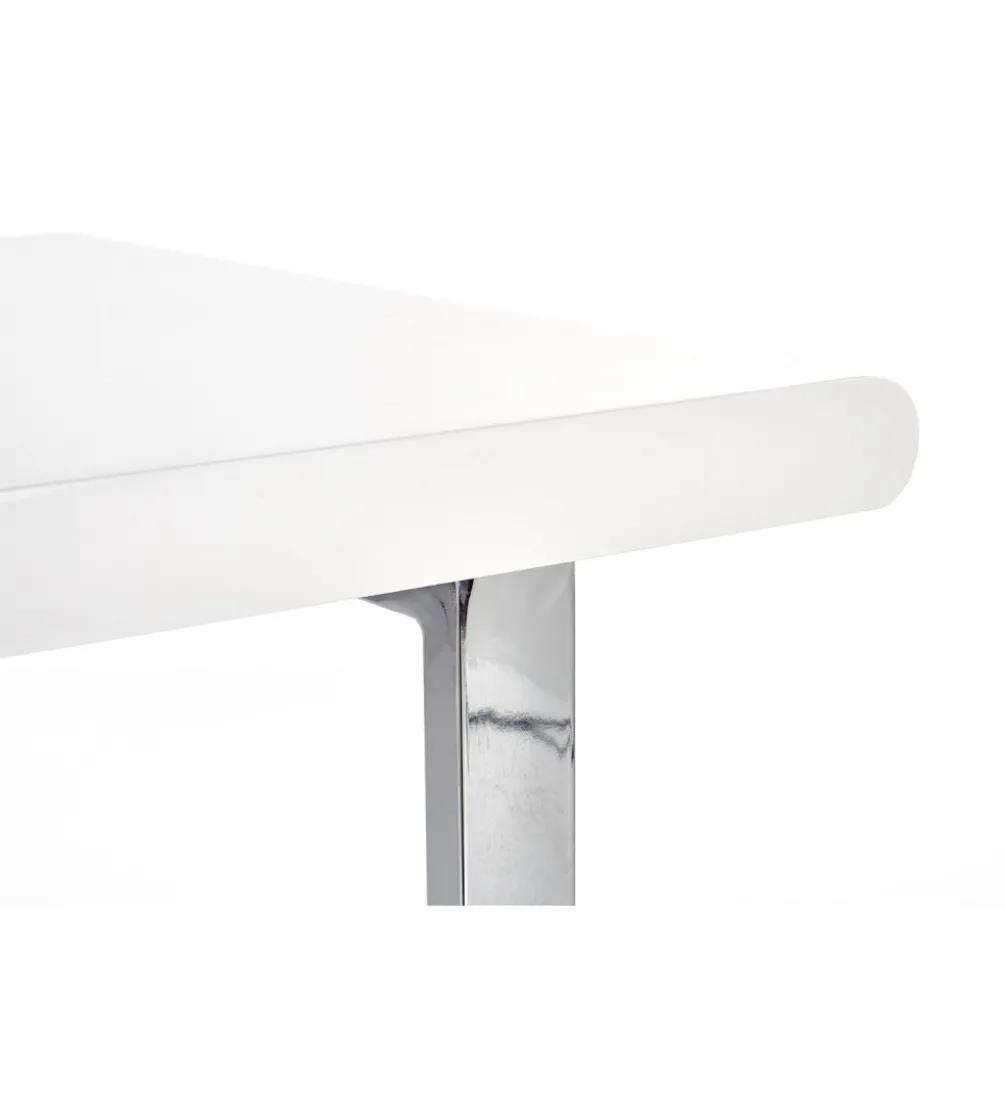 Biurko B30 120 cm biały chrom