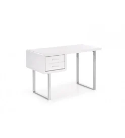 Biurko B30 120 cm biały chrom