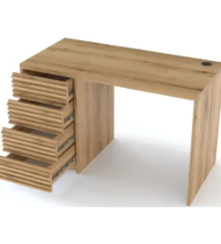Biurko Bisett 120 x 60 cm naturalne