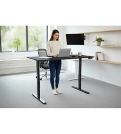 Biurko BLACK DESK 140 cm antracyt