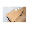 Biurko Black Desk 120 cm w kolorze dębowym outlet