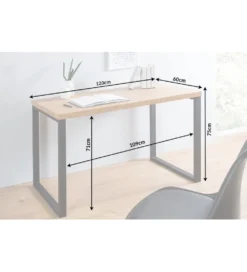 Biurko Black Desk 120 cm w kolorze dębowym outlet