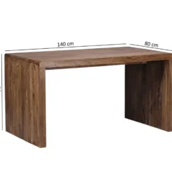 Biurko BOHA 140 cm drewno sheesham
