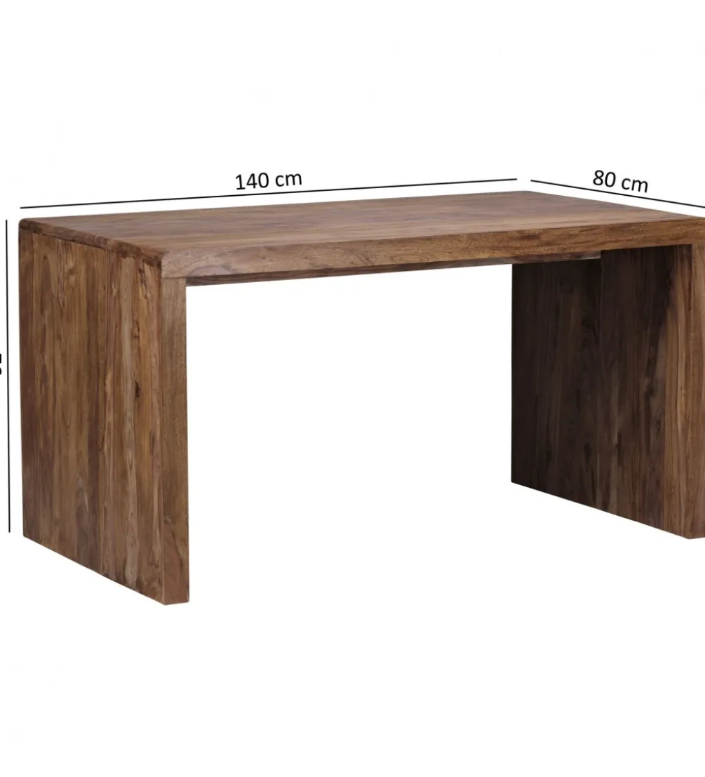 Biurko BOHA 140 cm drewno sheesham