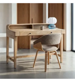 Biurko ESCRITON 122 cm drewno mango