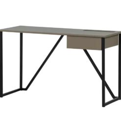 Biurko JULIUS 126 cm drewno sosny szary