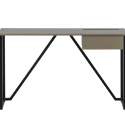 Biurko JULIUS 126 cm drewno sosny szary
