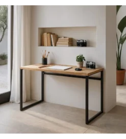 Biurko LOGOTN 120 cm drewno mango