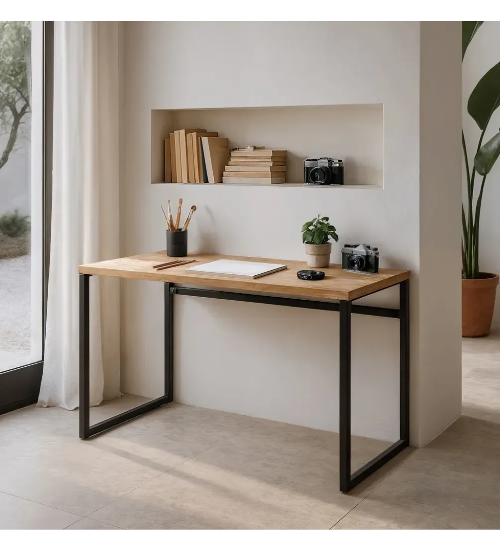 Biurko LOGOTN 120 cm drewno mango