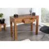 Biurko Makassar FINICE 100 cm drewno Sheesham