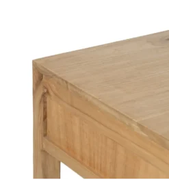 Biurko MEGANY 130 cm drewno mindi