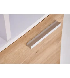 Biurko MISO 144 cm drewno dębu artisan białe