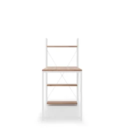 Biurko NARVIK 120 cm w kolorze biały dąb sonoma