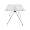 Biurko Officia 160 cm szklane