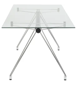 Biurko OFFICIA 160 x 80 cm szklane