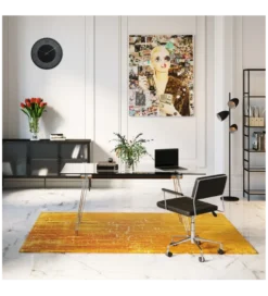 Biurko OFFICIA 160 x 80 cm szklane