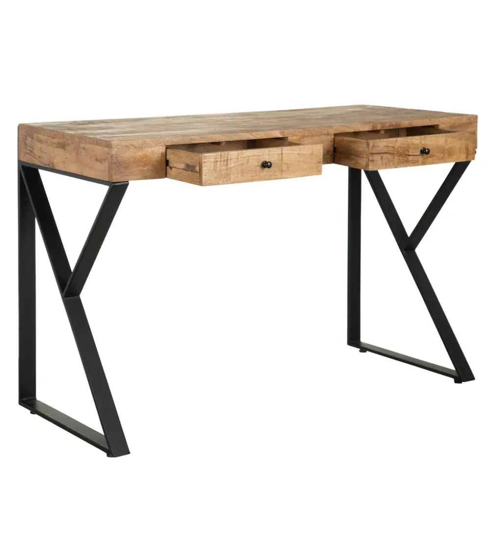 Biurko PASSE 120 cm drewno mango