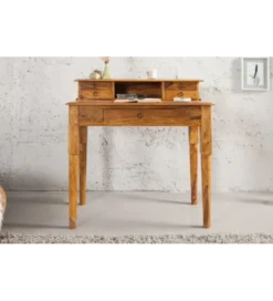 Biurko PRIMA Hemingway 90 cm drewno Sheesham