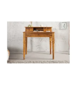 Biurko PRIMA Hemingway 90 cm drewno Sheesham