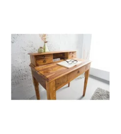 Biurko PRIMA Hemingway 90 cm drewno Sheesham