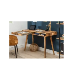 Biurko Retro 120 cm drewno Mango