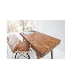 Biurko Retro 120 cm drewno Sheesham