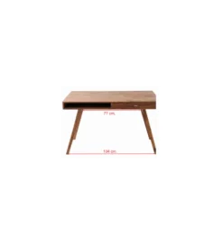 Biurko Retro 120 cm drewno Sheesham
