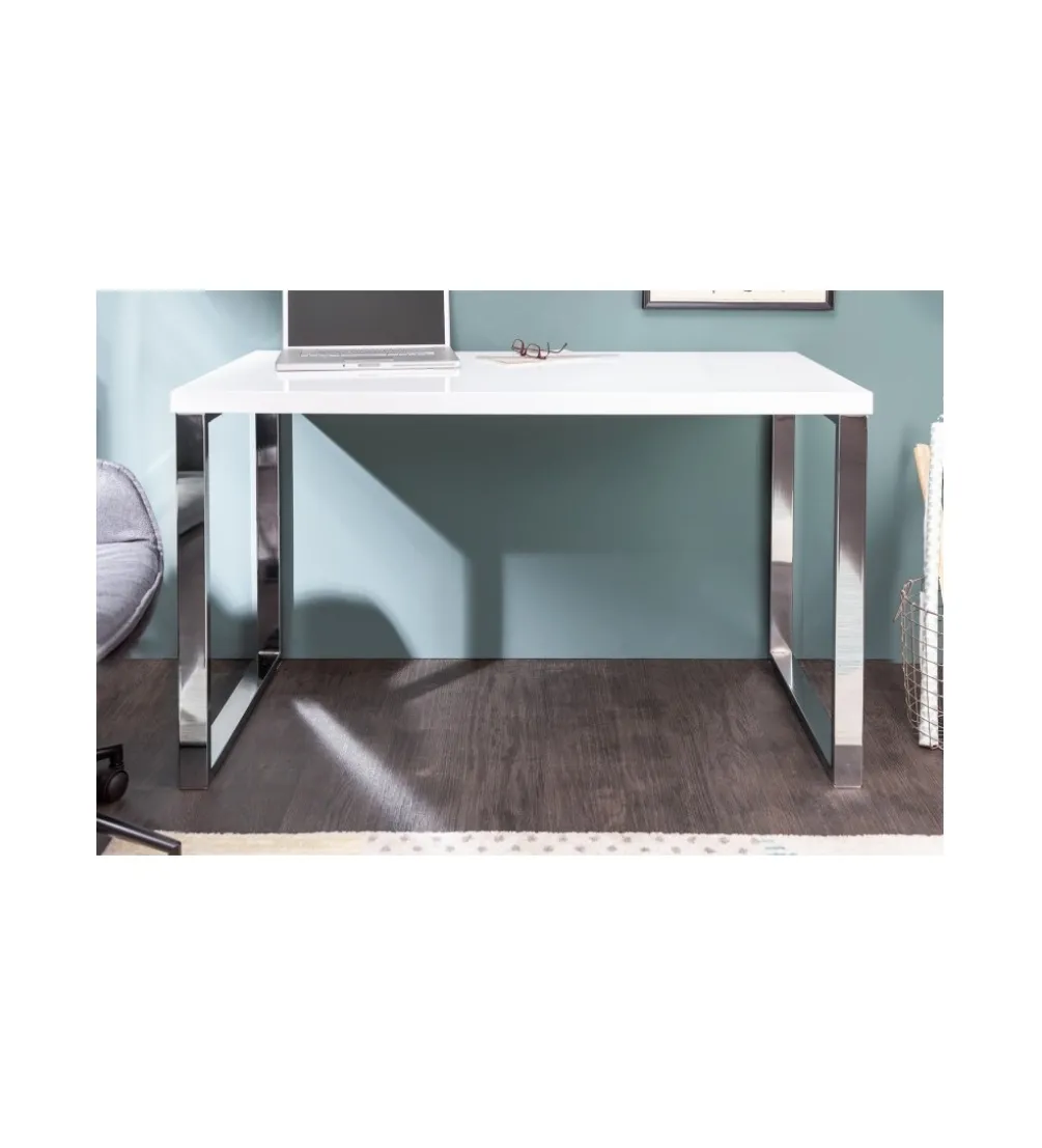 Biurko White Desk 120 cm białe