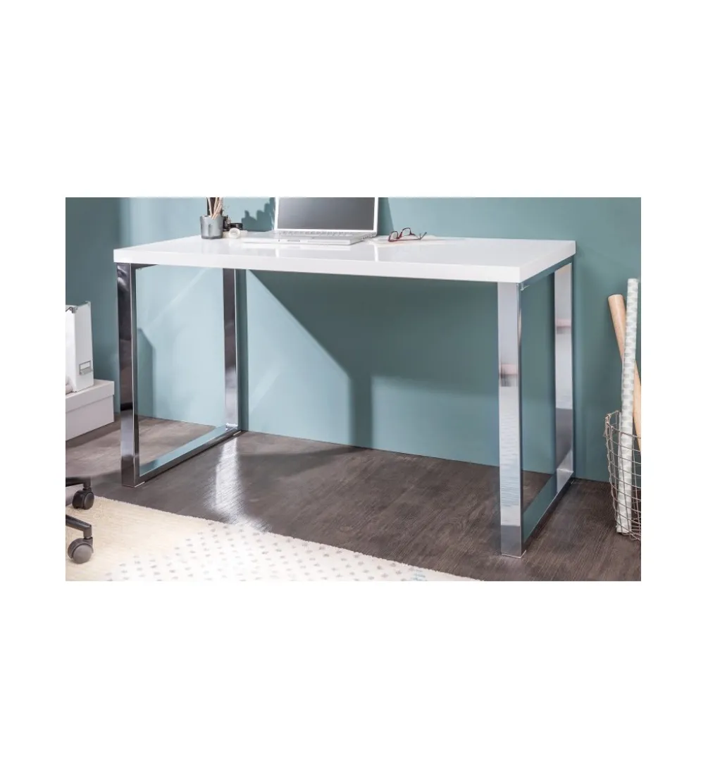 Biurko White Desk 120 cm białe