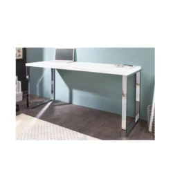 Biurko White Desk 140 cm białe